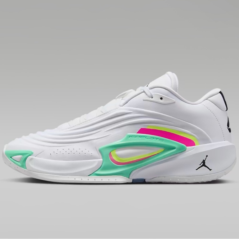 Nike Jordan Luka 3 Photo Finish (White- Black Volt- Glow Green) Size 10